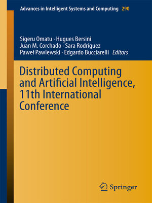 cover image of Distributed Computing and Artificial Intelligence, 11th International Conference